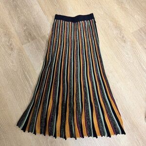 Scotch & Soda Maison Scotch Striped Knit Midi Skirt XS